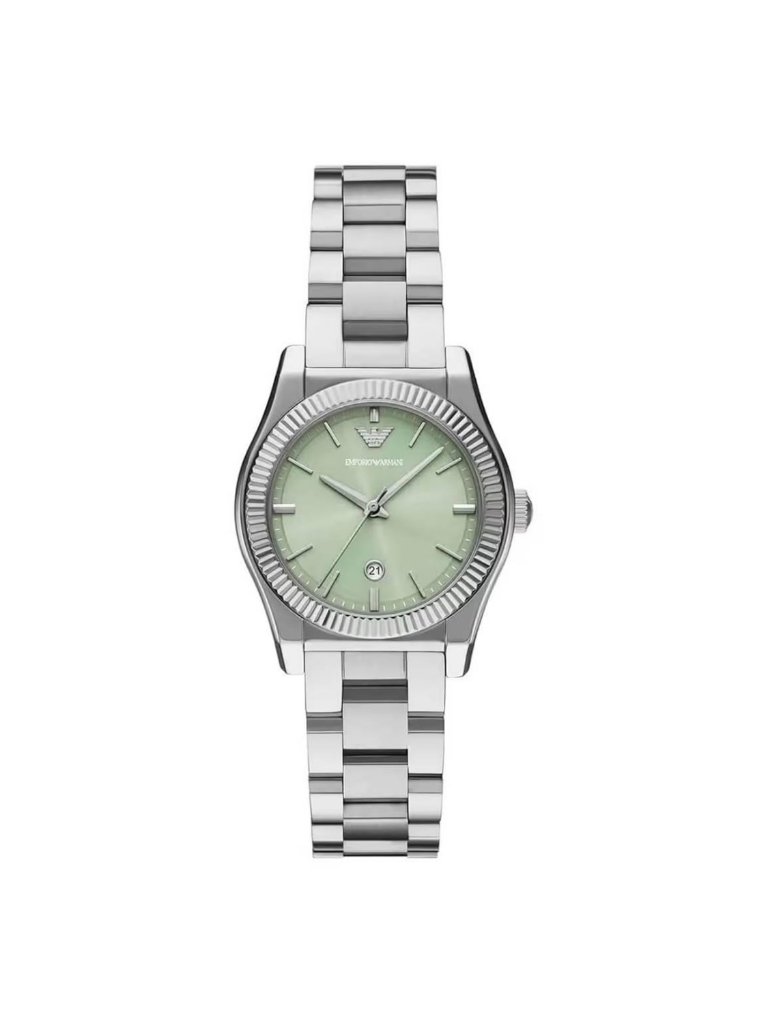 Nwt Armani Federica Quartz Mint Green Dial Ladies Watch